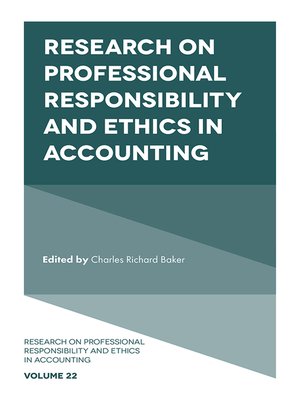 cover image of Research on Professional Responsibility and Ethics in Accounting, Volume 22